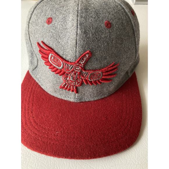 Native North West NNW Snap Back Hat baseball Cap Soaring Eagle Embroidered (YB) - Picture 1 of 6
